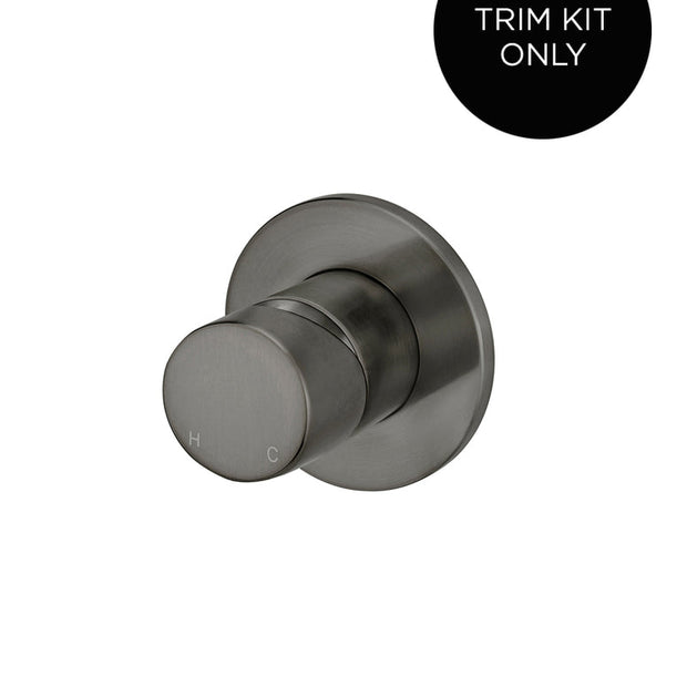 Round Wall Mixer Pinless Handle Trim Kit (In-wall Body Not Included)