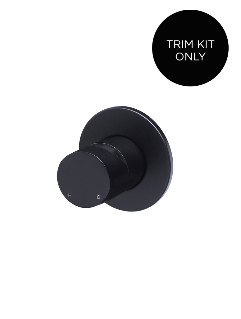 Round Wall Mixer Pinless Handle Trim Kit (In-wall Body Not Included)