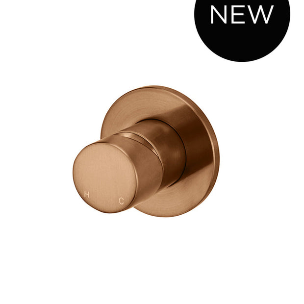 Round Wall Mixer Pinless Handle Trim Kit (In-wall Body Not Included)