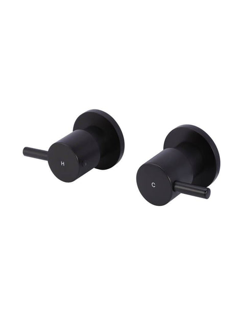 Meir Round Quarter Turn Wall Top Assemblies wall taps