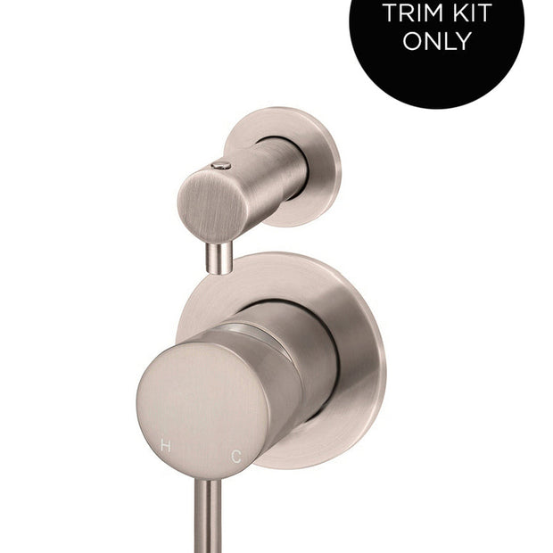 Round Diverter Mixer Trim Kit (In-wall Body Not Included)
