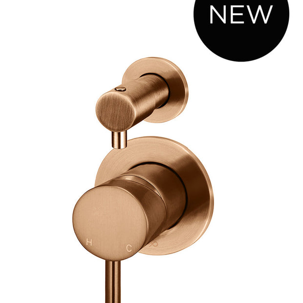 Round Diverter Mixer Trim Kit (In-wall Body Not Included)