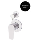 Round Diverter Mixer Paddle Trim Kit (In-wall Body Not Included)