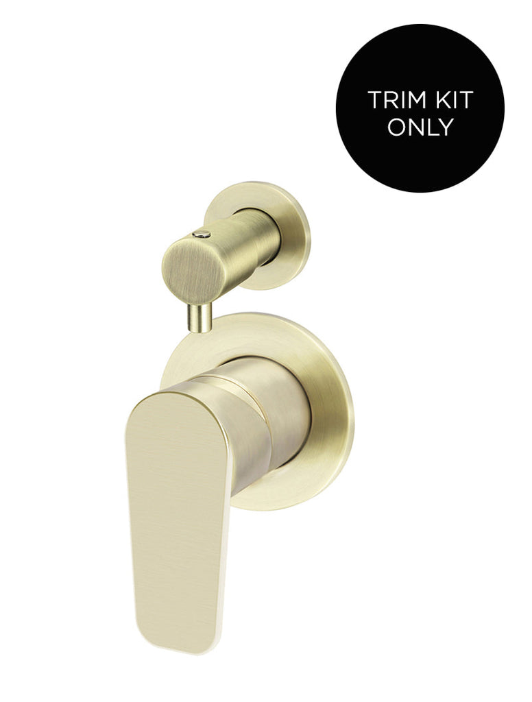 Round Diverter Mixer Paddle Handle Trim Kit (In-wall Body Not Included)