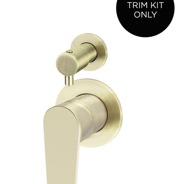 Round Diverter Mixer Paddle Handle Trim Kit (In-wall Body Not Included)