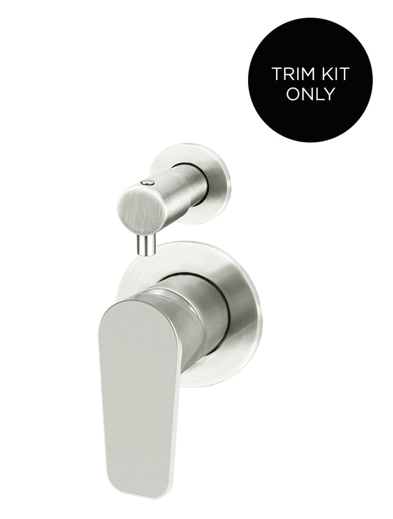 Round Diverter Mixer Paddle Handle Trim Kit (In-wall Body Not Included)