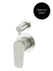 Round Diverter Mixer Paddle Handle Trim Kit (In-wall Body Not Included)