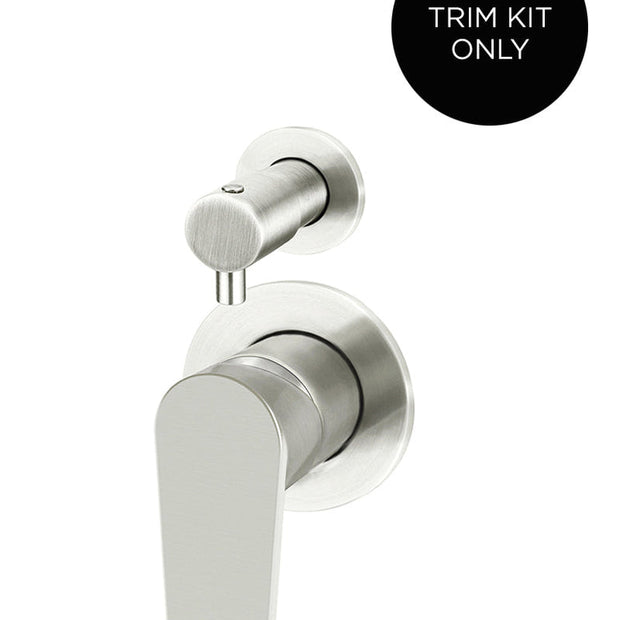 Round Diverter Mixer Paddle Handle Trim Kit (In-wall Body Not Included)