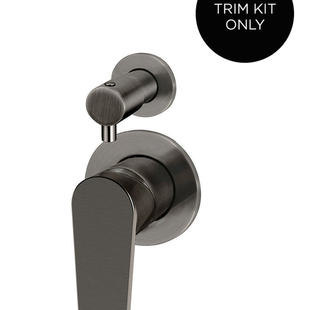 Round Diverter Mixer Paddle Handle Trim Kit (In-wall Body Not Included)