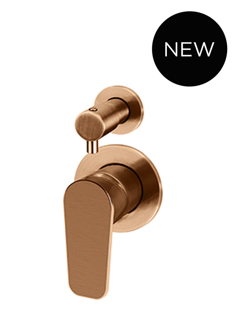 Round Diverter Mixer Paddle Handle Trim Kit (In-wall Body Not Included)