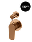Round Diverter Mixer Paddle Handle Trim Kit (In-wall Body Not Included)