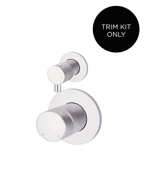 Meir Round Diverter Mixer Pinless Handle Trim Kit (In-wall Body Not Included)