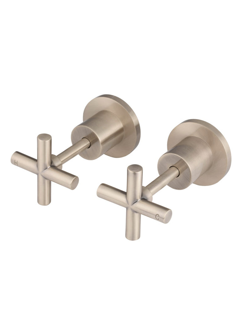 Round Cross Handle Jumper Valve Wall Top Assemblies