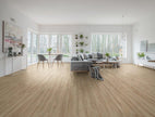 Mywood Miele Timber Look Porcelain Tiles in a room setting