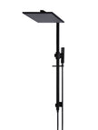 Square Combination Shower Rail