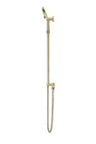 Round Three Function Hand Shower on Rail Column - PVD Tiger Bronze
