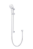Round Three Function Hand Shower on Rail Column