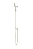 Round Three Function Hand Shower on Rail Column - PVD Brushed Nickel