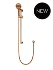 Round Three Function Hand Shower on Rail Column