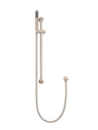Round Hand Shower on Rail Column - Champagne