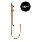Round Hand Shower on Rail Column