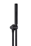 Round Shower on Swivel Bracket - Matte Black