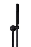 Round Shower on Swivel Bracket - Matte Black