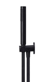 Round Shower on Swivel Bracket - Matte Black