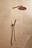 Round Shower Rose 300mm - Lustre Bronze