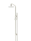 Round Combination Shower Rail, 200mm Rose, Single Function Hand Shower