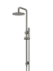 Round Combination Shower Rail, 200mm Rose, Single Function Hand Shower