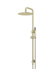 Round Combination Shower Rail, 300mm Rose, Single Function Hand Shower