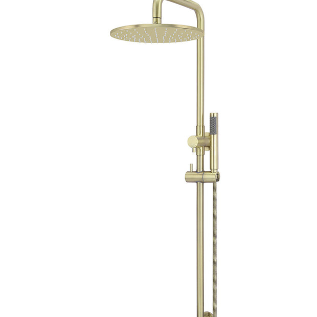 Round Combination Shower Rail, 300mm Rose, Single Function Hand Shower