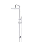Round Combination Shower Rail, 300mm Rose, Single Function Hand Shower