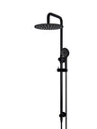 Round Combination Shower Rail, 300mm Rose, Three Function Hand Shower