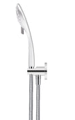 Round Three Function Hand Shower on Fixed Bracket - Polished Chrome