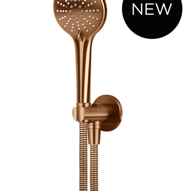 Round Three Function Hand Shower on Fixed Bracket