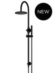 Round Gooseneck Shower Set with 200mm rose, Single-Function Hand Shower