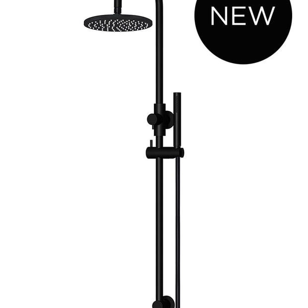Round Gooseneck Shower Set with 200mm rose, Single-Function Hand Shower