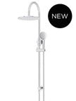 Round Gooseneck Shower Set with 300mm rose, Three-Function Hand Shower