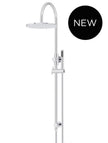 Round Gooseneck Shower Set with 300mm rose, Single-Function Hand Shower