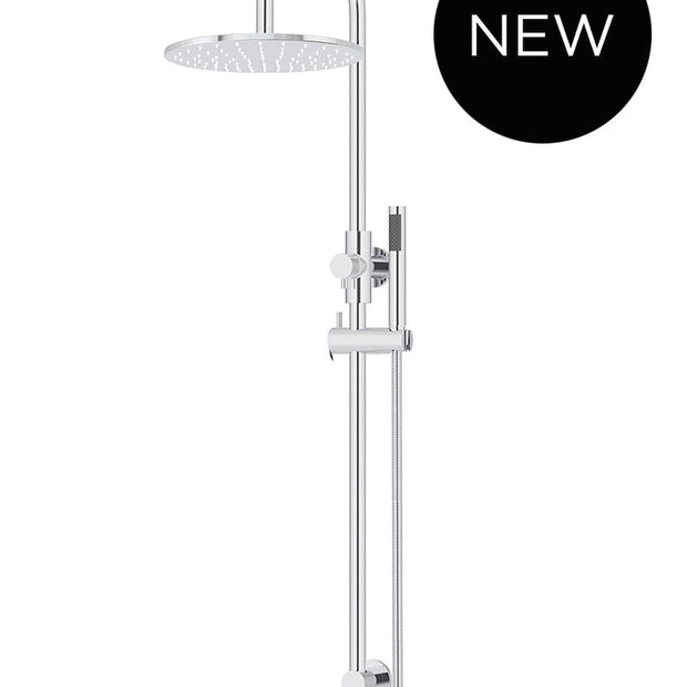 Round Gooseneck Shower Set with 300mm rose, Single-Function Hand Shower