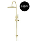 Round Gooseneck Shower Set with 300mm rose, Single-Function Hand Shower