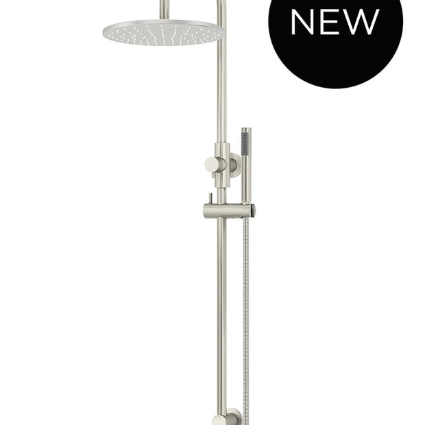Round Gooseneck Shower Set with 300mm rose, Single-Function Hand Shower