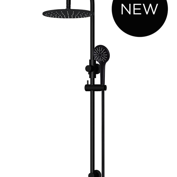 Round Gooseneck Shower Set with 300mm rose, Three-Function Hand Shower