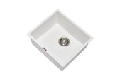 Navona Magic Salsa Single Bowl Granite Sink 457 x 406 x 200mm Snova White