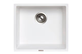 Navona Magic Salsa Single Bowl Granite Sink 457 x 406 x 200mm Snova White
