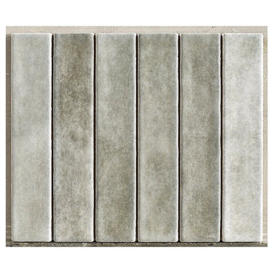 Mallorca Ash Grey Matt Porcelain Tiles 50x250mm tile