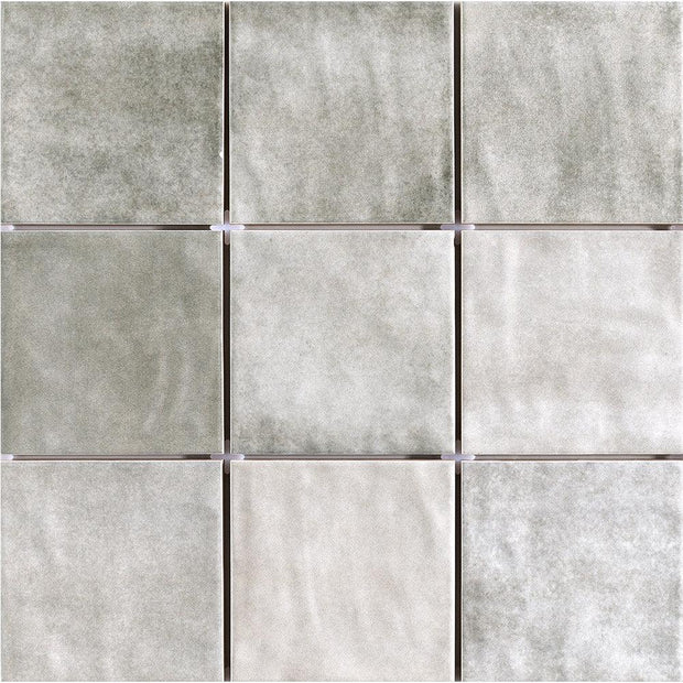 Mallorca Ash Grey Matt Porcelain Tiles 120x120mm tile