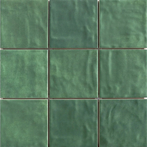 Mallorca Green Matt Porcelain Tiles 120x120mm tile